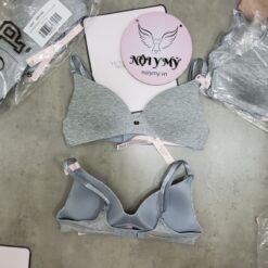 Áo lót Victoria Secret không nâng không gọng mút mỏng thun cotton màu xám 423833qbv (Sao chép)