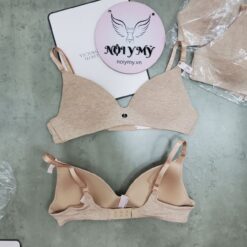 Áo lót Victoria Secret không nâng không gọng mút mỏng thun cotton màu da 423833seq