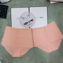 Quần lót Victoria Secret nguyên mông lưng cao thun lạnh không viền màu cam 426136qbe (Sao chép)