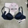 Áo lót Victoria Secret very sexy không nâng mút mỏng thun lạnh dây đính đá màu xanh dương đậm 428681qd2