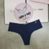 Quần lót Victoria’s Secret lọt khe thun lạnh không viền màu xanh dương đen 424626 (Sao chép)
