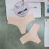 Quần lót Victoria’s Secret lọt khe thun lạnh không viền màu cam đỏ caro 424626 (Sao chép)