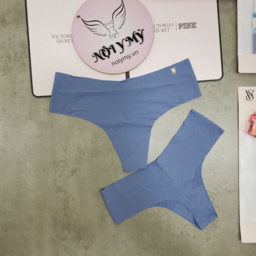 Quần lót Victoria’s Secret lọt khe thun lạnh không viền màu xanh dương