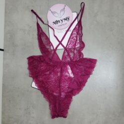 Jumsuite Victoria's Secret ren màu hồng tím 421967sda