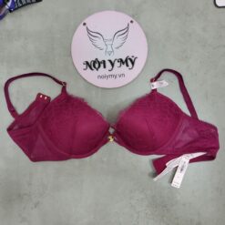 Áo lót Victoria Secret very sexy không nâng mút mỏng ren màu tím mào gà 27133699