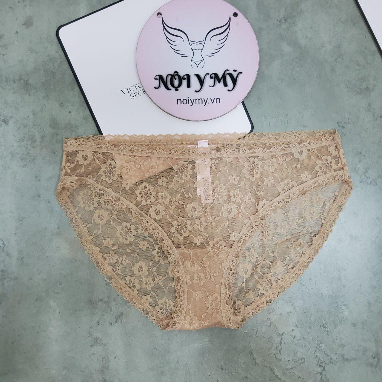 Quần lót Victoria’s Secret bikini ren màu da 415984seq