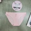 Quần lót Victoria’s Secret bikini cotton viền ren màu đen hoạ tiết 417814