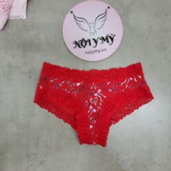 Quần lót Pink nửa mông thun cotton phối ren màu hồng beo 419753sqw