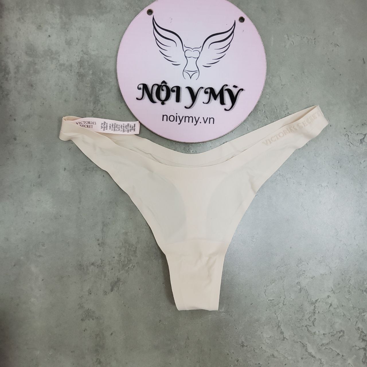 Quần lót Victoria Secret lọt khe thun lạnh không viền màu da nhạt 428708ser