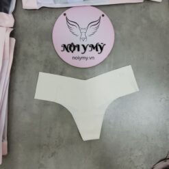 Quần lót Victoria’s Secret lọt khe thun lạnh không viền màu kem VSX 423367