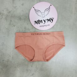 Quần lót Victoria’s Secret nguyên mông thun seamless màu cam nude 430899