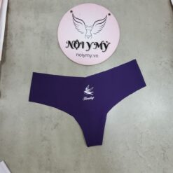 Quần lót Pink lọt khe thun lạnh không viền màu tím tuesday