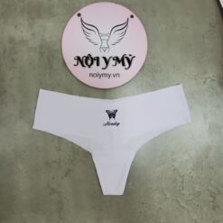 Quần lót Pink lọt khe thun lạnh không viền màu tím nhạt monday