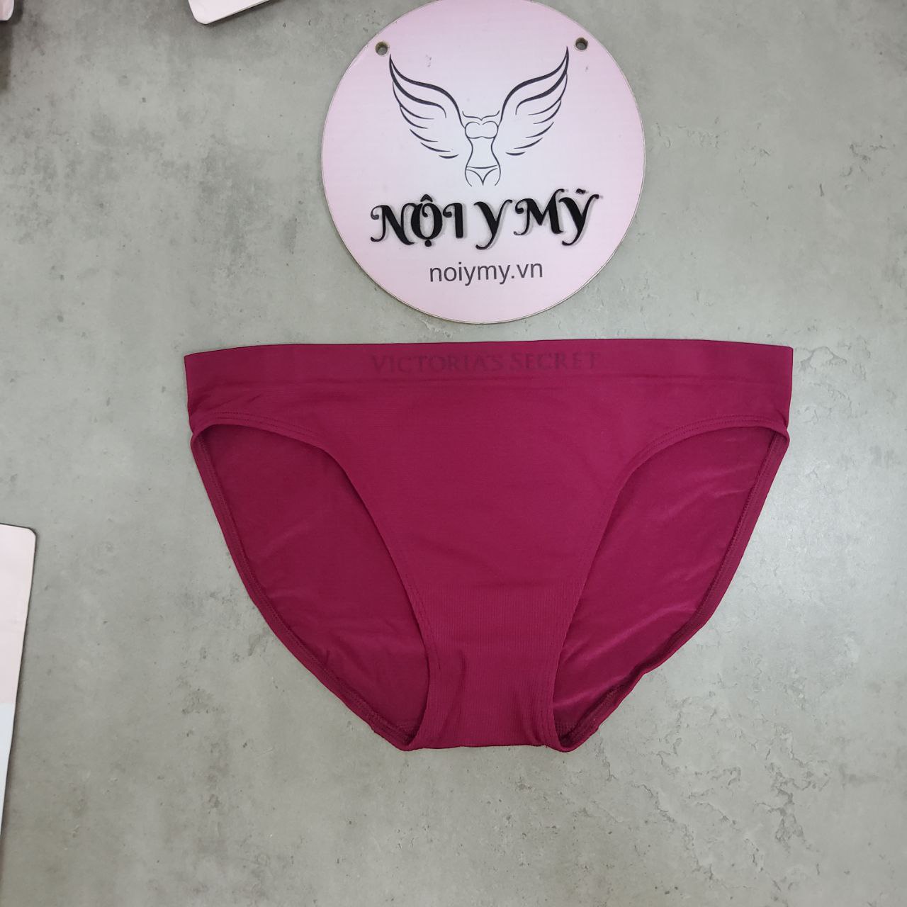 Quần lót Victoria’s Secret bikini thun seamless màu tím hồng 430896