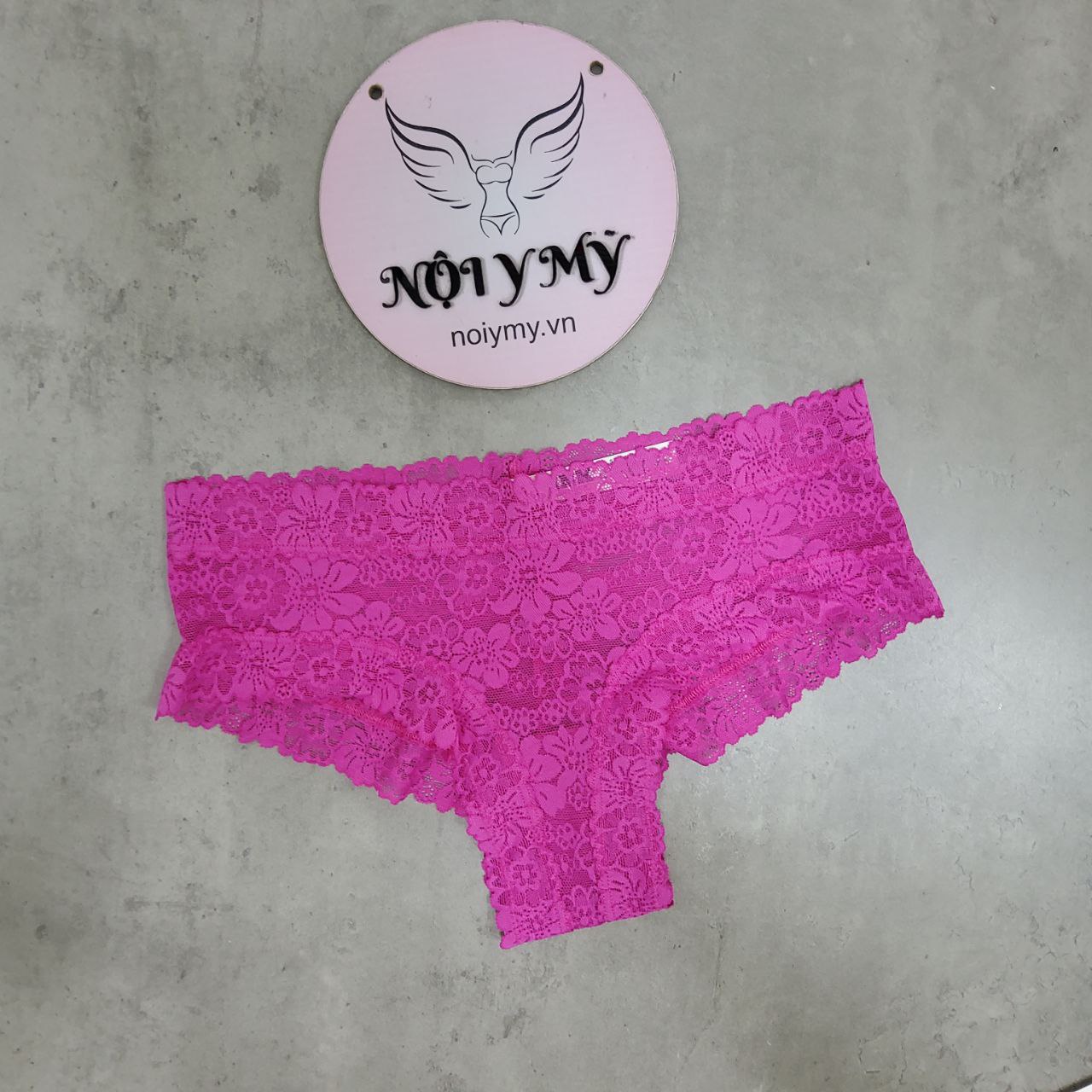 Quần lót Pink nửa mông ren màu hồng 416189qde