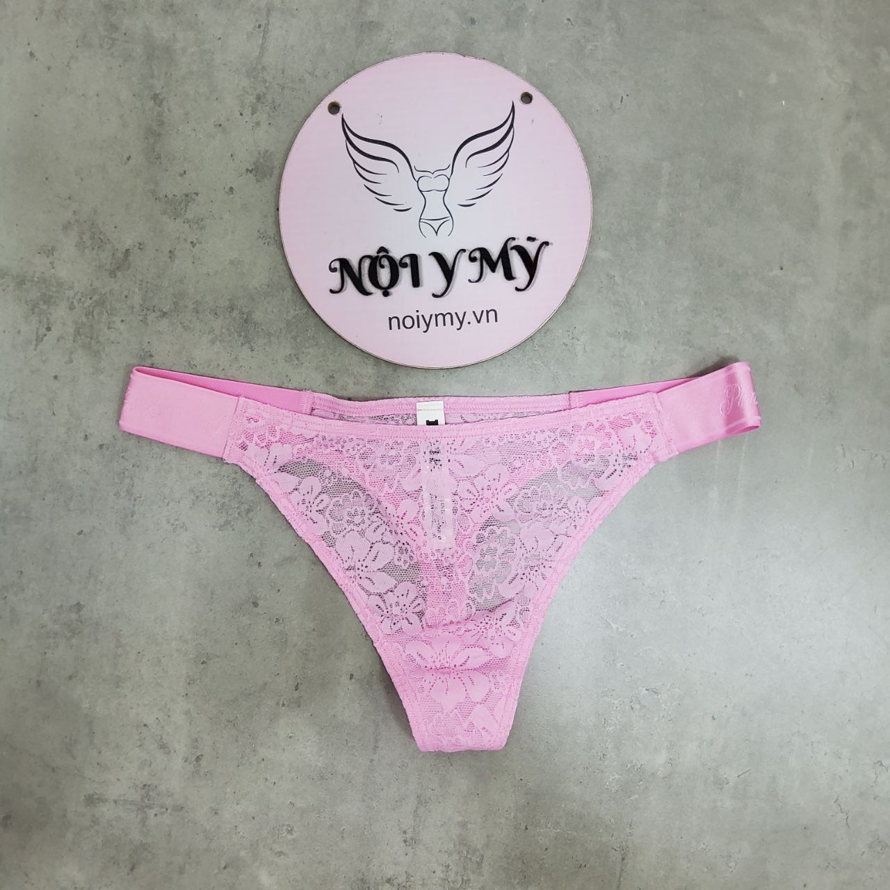 Quần lót Pink lọt khe ren màu hồng 416196sda