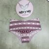 Quần lót Pink nửa mông thun lạnh không viền màu hồng hoạ tiết 416277