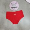 Quần lót Pink nửa mông thun lạnh không viền màu đỏ hoạ tiết 416277