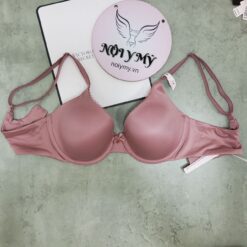 Áo lót Victoria Secret nguyên ngực không nâng mút mỏng thun lạnh màu hồng đất 162845qky (Sao chép)