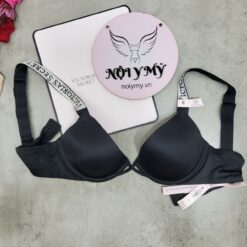 Áo lót Victoria Secret very sexy không nâng mút mỏng dây đính đá màu đen 27149503 (Sao chép)