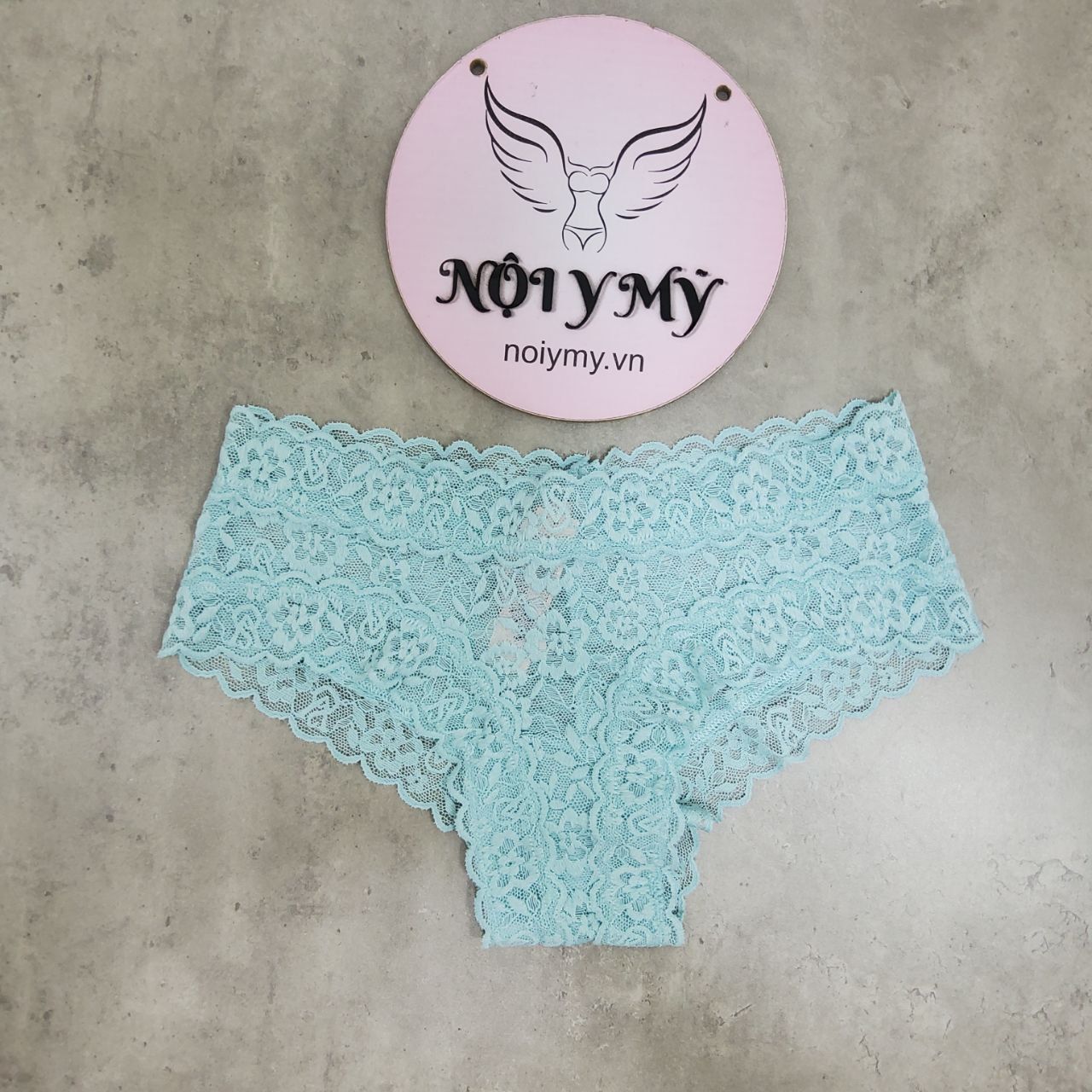 Quần lót Victoria’s Secret nửa mông ren màu xanh biển 27177520