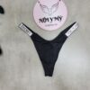 Quần lót Victoria Secret lọt khe dây thun lạnh đính đá màu đen 333688qc5