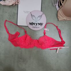 Áo lót Victoria Secret Dream Angels ren không nâng không mút màu hồng dạ quang 385074qe7