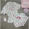 Pijama Victoria's Secret cotton màu trắng hoạ tiết 419568qfq