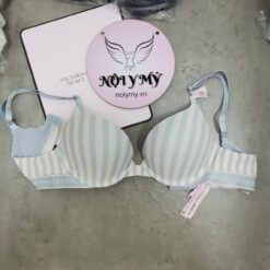 Áo lót Victoria Secret T-shirt bombshell thun cotton màu xanh sọc trắng 426478spc (Sao chép)