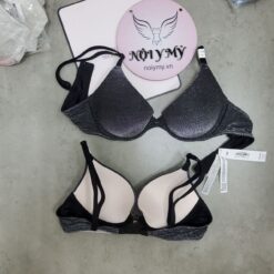 Áo lót Pink nâng vừa thun lạnh màu đen kim sa 430644qb4