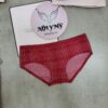 Quần lót Victoria’s Secret nguyên mông thun seamless màu đỏ caro kim sa 431625qgx