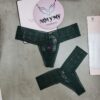Quần lót Victoria Secret lọt khe ren màu xanh lá đậm 431665qcz