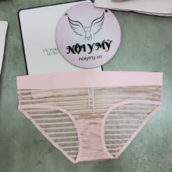 Quần lót Victoria Secret nguyên mông ren màu hồng 431574spy