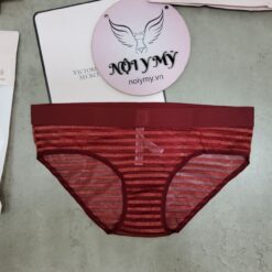 Quần lót Victoria Secret nguyên mông ren màu đỏ đô 431737sr5