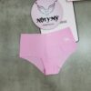 Quần lót Pink nửa mông thun lạnh không viền màu hồng nhạt hoạ tiết 416227
