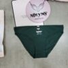 Quần lót Victoria’s Secret bikini thun cotton màu xanh lá hoạ tiết 431714