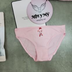 Quần lót Victoria’s Secret bikini dây thun cotton màu xanh biển 431716