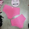 Quần lót Victoria Secret nửa mông thun lạnh không viền màu hồng 27152811