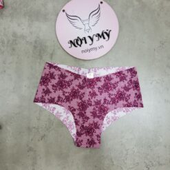 Quần lót Victoria Secret nửa mông thun lạnh không viền màu hồng 27152811