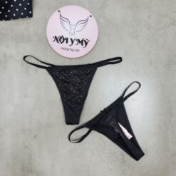 Quần lót Victoria Secret lọt khe thun lạnh màu đen 27179695
