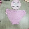 Quần lót Victoria’s Secret bikini cotton viền ren màu tím 27184188