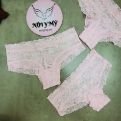 Quần lót Pink nửa mông ren màu hồng đính đá 420468qb6