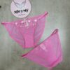 Quần lót Pink bikini ren lưới màu hồng tim 431003qax