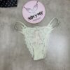 Quần lót Victoria Secret nửa mông ren dây đá màu xanh mint 431443qaf