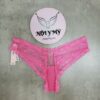 Quần lót Victoria Secret nửa mông hở mông ren màu hồng 431492qax