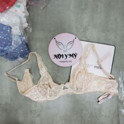 Áo lót Victoria Secret nguyên ngực không mút ren màu da 139437sep
