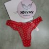 Quần lót Victoria Secret lọt khe ren lưới phía sau đan dây màu đỏ tim 238524qjt (Copy)