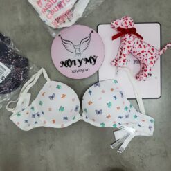 Áo lót Pink nâng nhiều thun lạnh màu trắng bướm 357700qt6