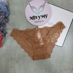 Quần lót Victoria Secret bikini ren màu nâu caramel 425520qk2