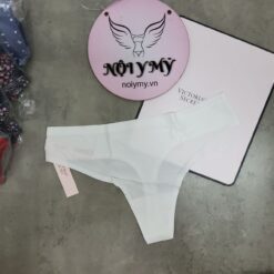 Quần lót Victoria Secret lọt khe thun lạnh không viền màu trắng 428711qbf